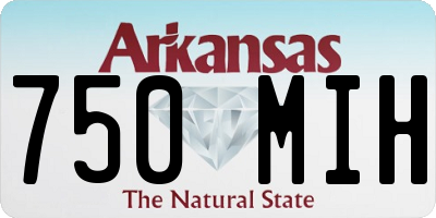 AR license plate 750MIH