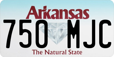 AR license plate 750MJC
