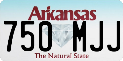 AR license plate 750MJJ