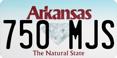 AR license plate 750MJS