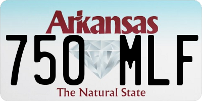 AR license plate 750MLF