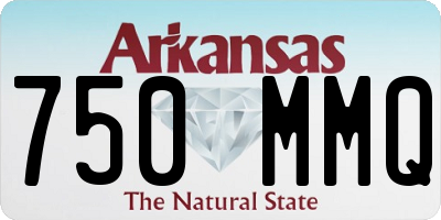 AR license plate 750MMQ