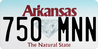 AR license plate 750MNN