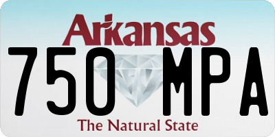 AR license plate 750MPA