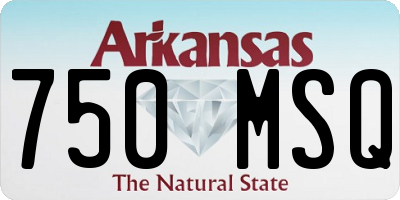 AR license plate 750MSQ