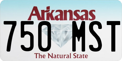 AR license plate 750MST