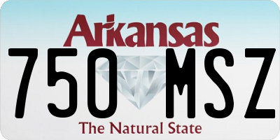 AR license plate 750MSZ