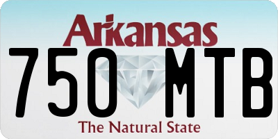 AR license plate 750MTB