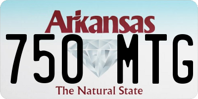AR license plate 750MTG