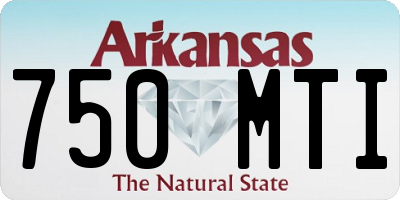 AR license plate 750MTI