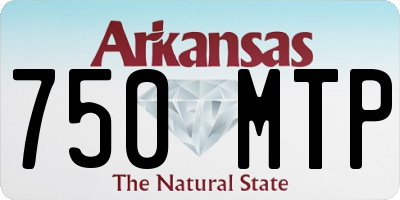 AR license plate 750MTP