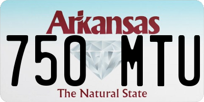 AR license plate 750MTU