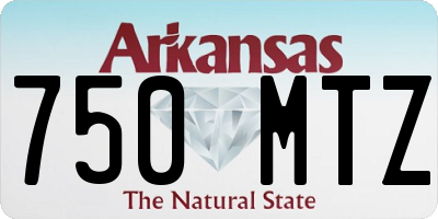 AR license plate 750MTZ