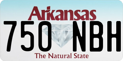 AR license plate 750NBH