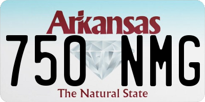 AR license plate 750NMG
