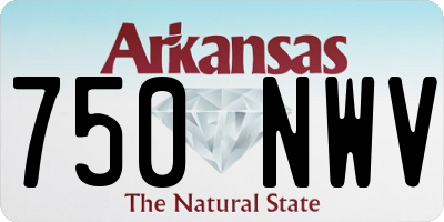 AR license plate 750NWV