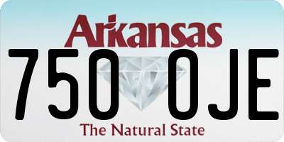 AR license plate 750OJE
