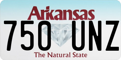AR license plate 750UNZ