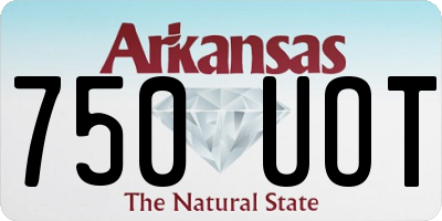 AR license plate 750UOT
