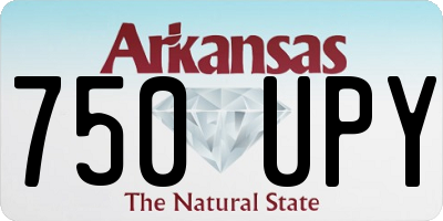 AR license plate 750UPY