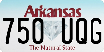 AR license plate 750UQG