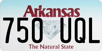 AR license plate 750UQL