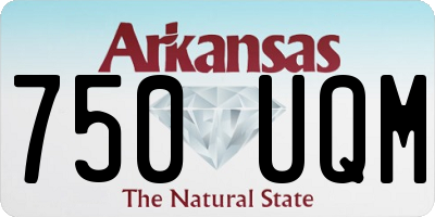 AR license plate 750UQM