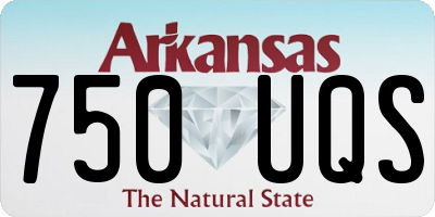 AR license plate 750UQS