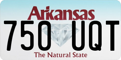 AR license plate 750UQT