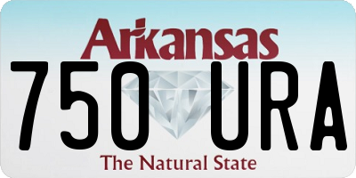 AR license plate 750URA