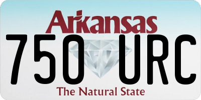 AR license plate 750URC