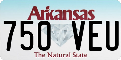 AR license plate 750VEU