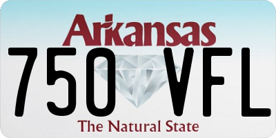 AR license plate 750VFL