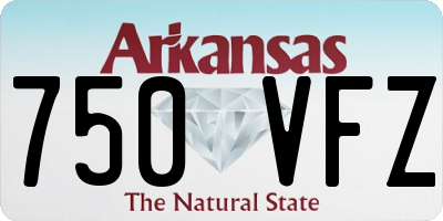 AR license plate 750VFZ