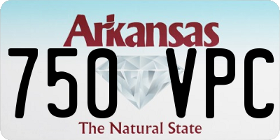 AR license plate 750VPC
