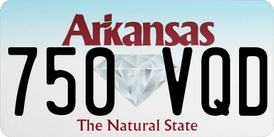 AR license plate 750VQD