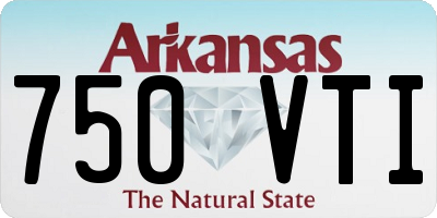 AR license plate 750VTI