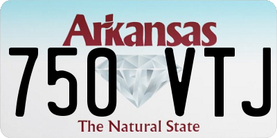 AR license plate 750VTJ