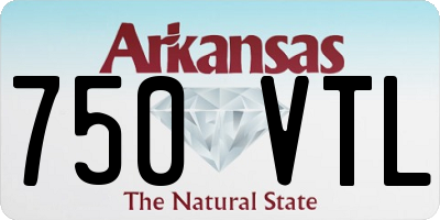 AR license plate 750VTL