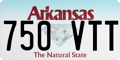 AR license plate 750VTT