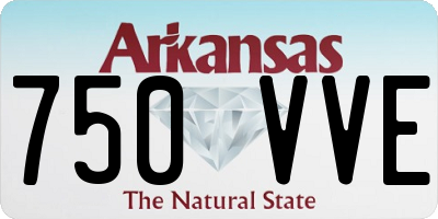 AR license plate 750VVE
