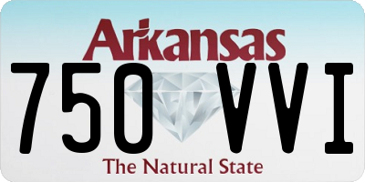 AR license plate 750VVI