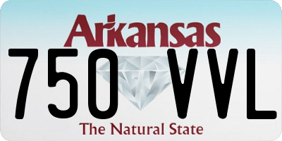 AR license plate 750VVL