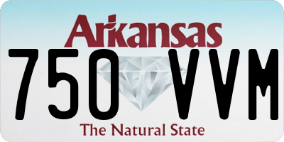 AR license plate 750VVM