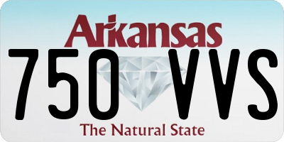 AR license plate 750VVS