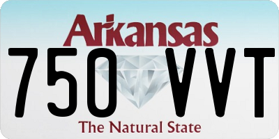 AR license plate 750VVT