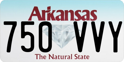 AR license plate 750VVY