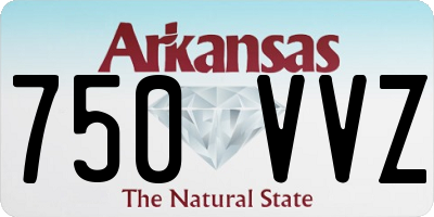 AR license plate 750VVZ
