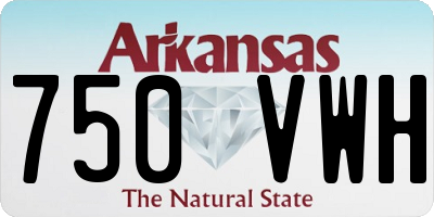 AR license plate 750VWH