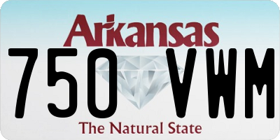 AR license plate 750VWM